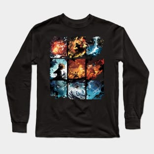 Demon Slayer Complex Characters Long Sleeve T-Shirt